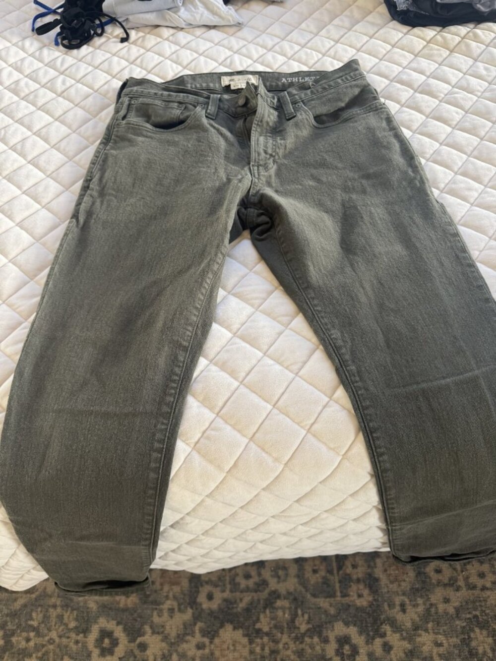 Madewell Athletic Slim Jeans Men's 32x30 Green